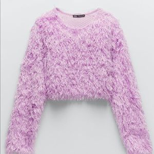 Zara Feather Sweater